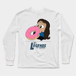 Tiny Zari Munching on Donut Long Sleeve T-Shirt